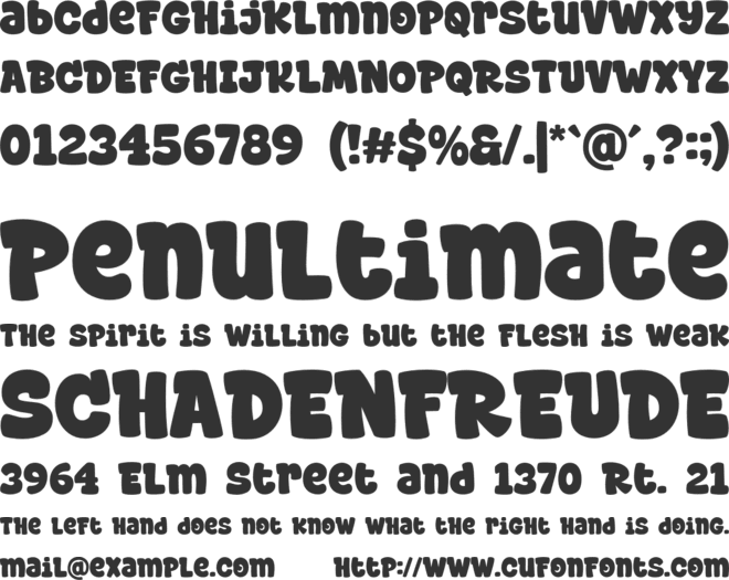 Master Komika font preview