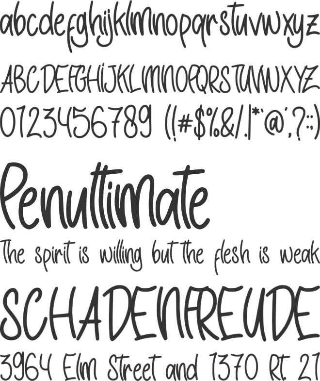 Christmas Design font preview