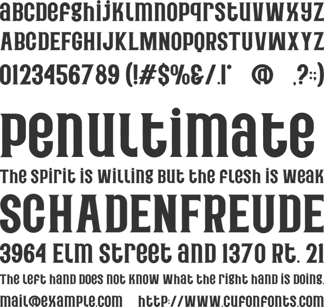 Nora Fields font preview