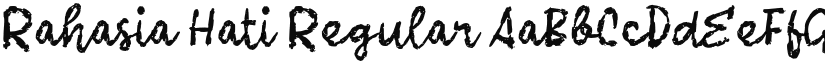 Rahasia Hati font download