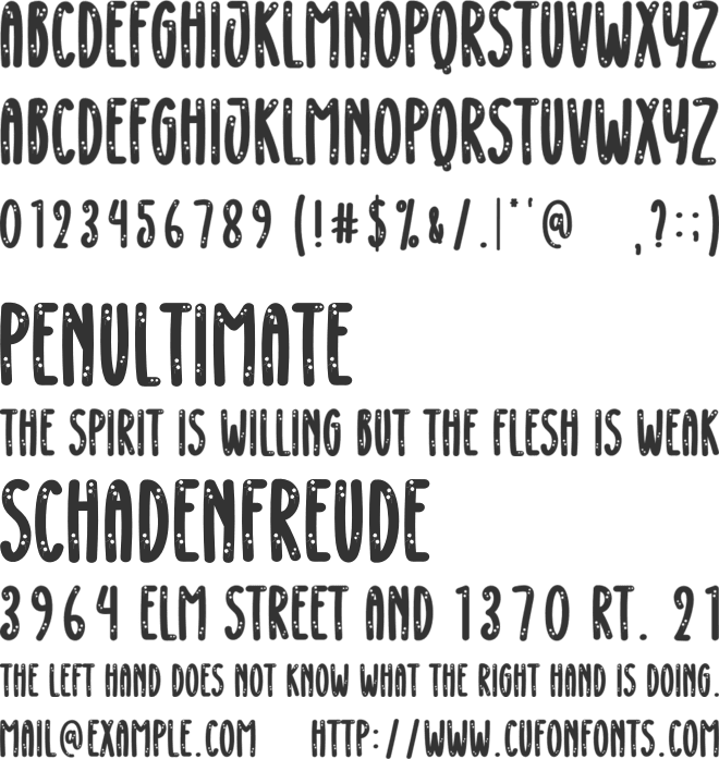 Florist font preview