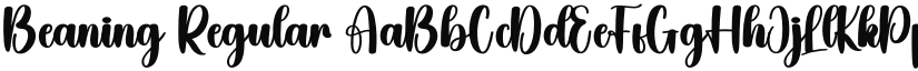 Beaning font download