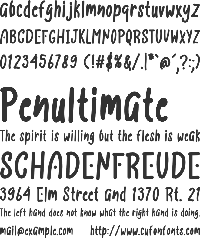 Bobby Christmas font preview