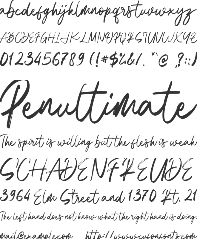 Christmas Cherrio font preview