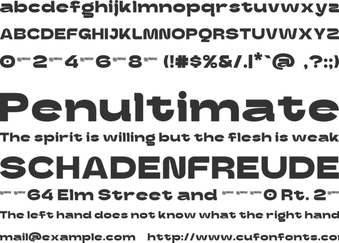 DIAGNO GROTESK font preview