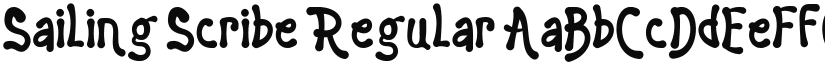 Sailing Scribe Regular font