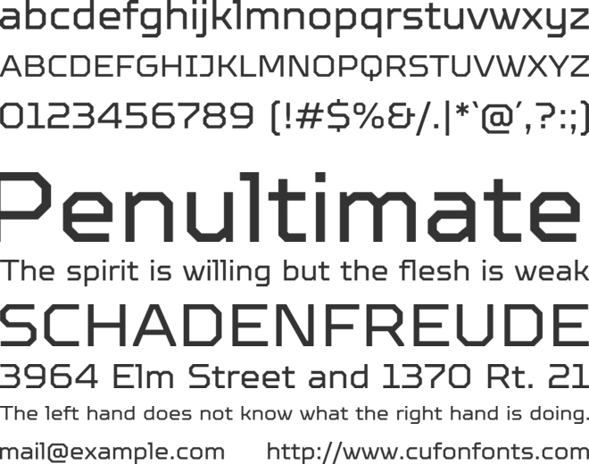 TT Octosquares Trial font preview