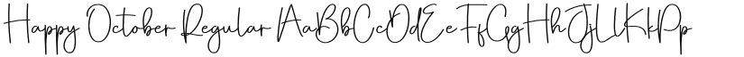 Happy October font download