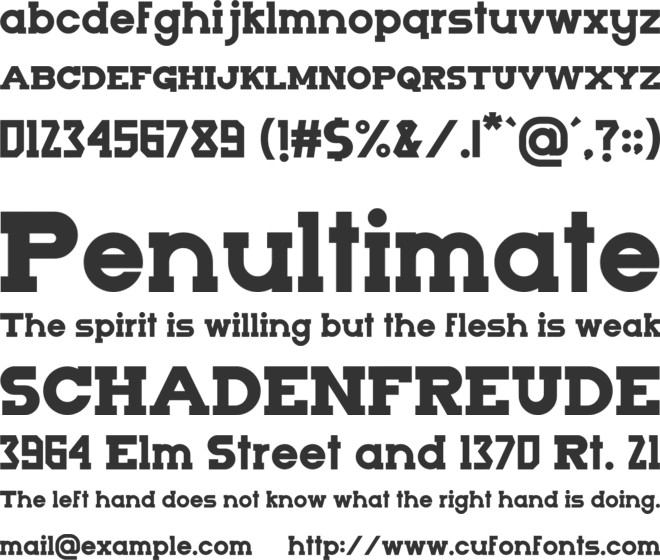 Beast Troper font preview