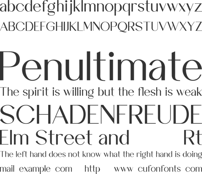 Chovilane font preview