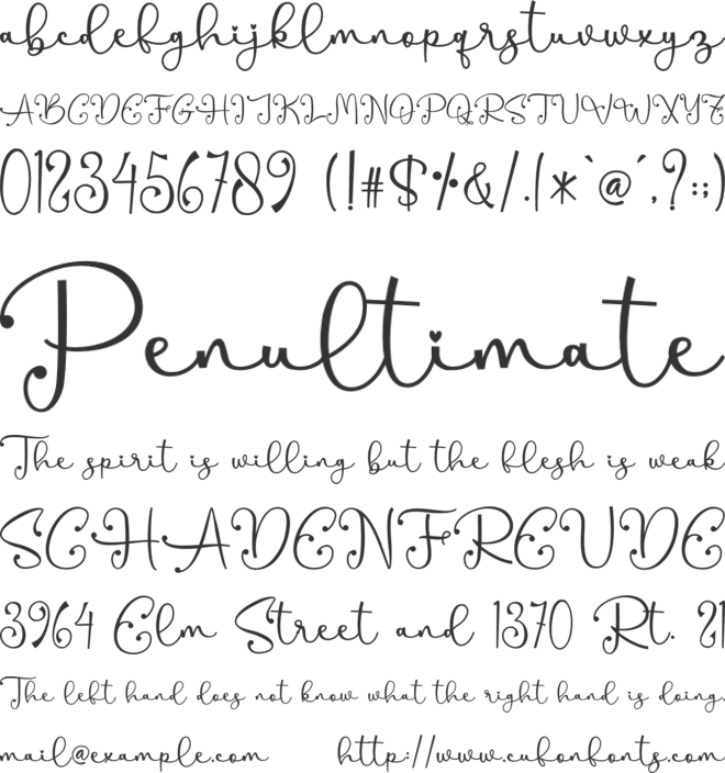 Adoretime - Personal Use font preview