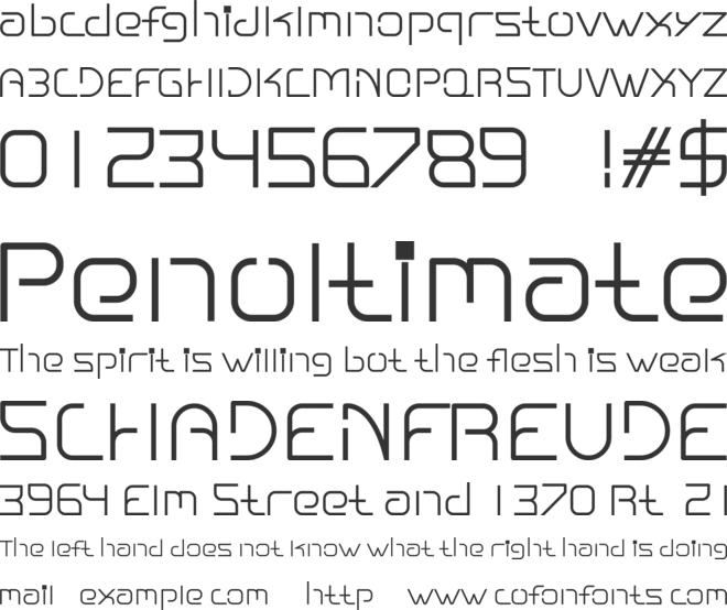 Nuixyber Pro Original Inno font preview