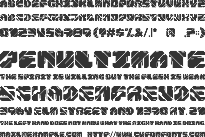 Space Sparkle font preview