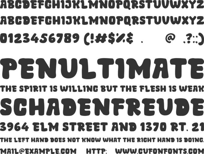 Garden Farm font preview