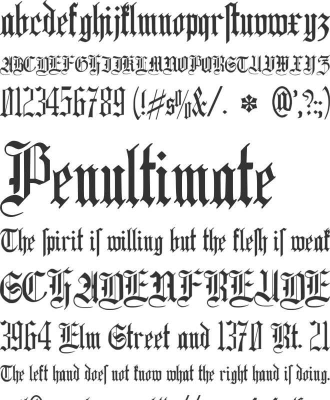 W_Hamann1907 font preview