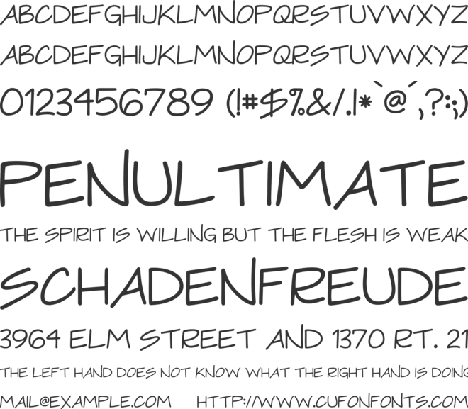 KG Architecturally Artistic font preview