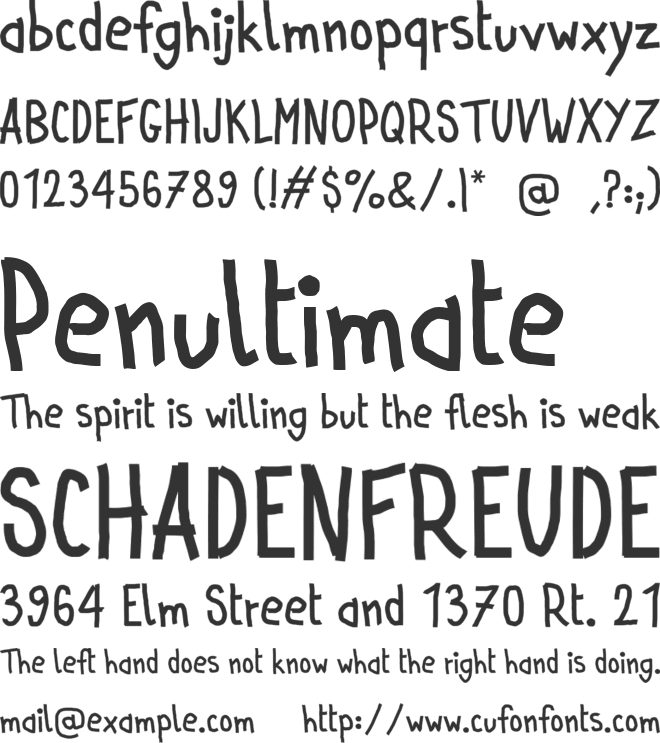 HyperSchlag font preview