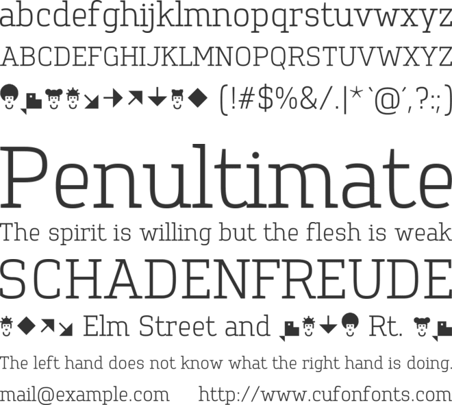 Garota Serif font preview