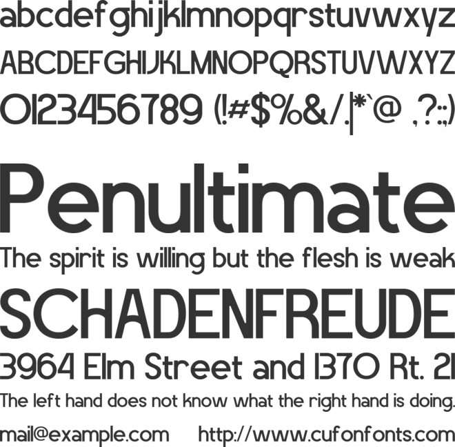 BRODISH font preview