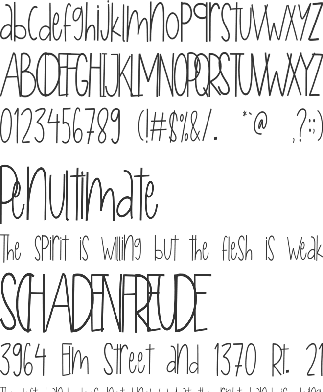 Love Display - Personal Use font preview