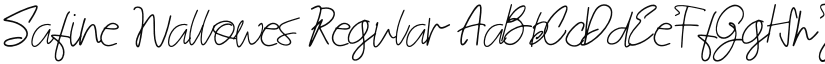 Safine Wallowes font download