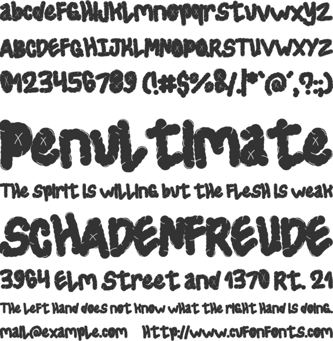 Looper font preview