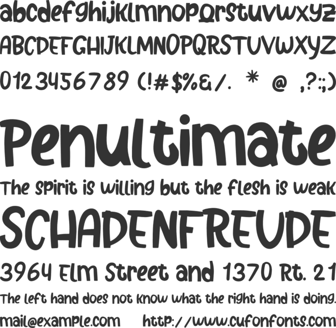 Sharkido font preview