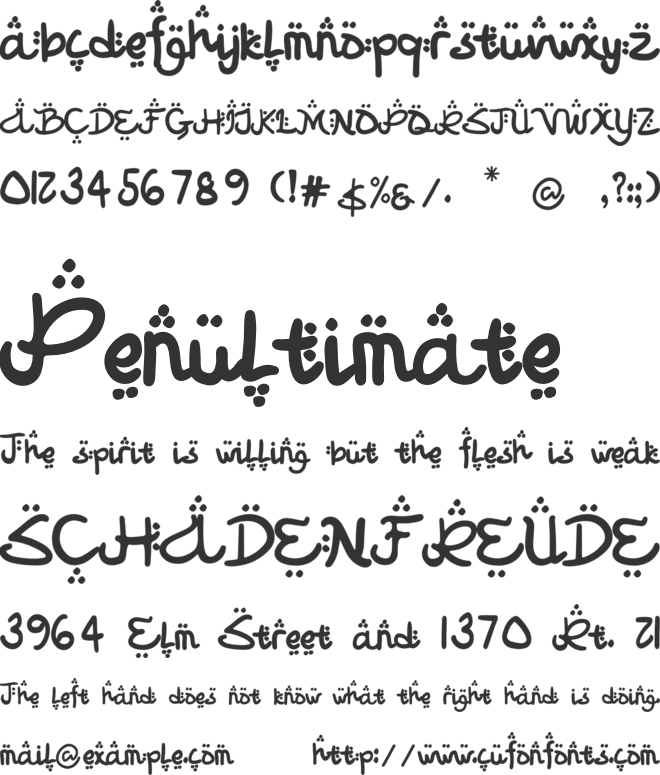 Shafwaein Yasser font preview