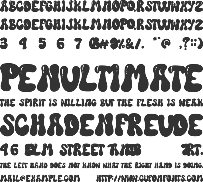 Soul Vibes - Pesonal Use font preview