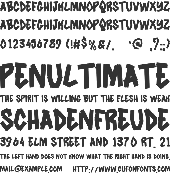 Roueta Creupo font preview