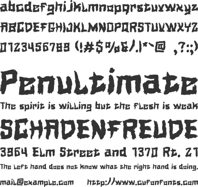 Ichithawa font preview