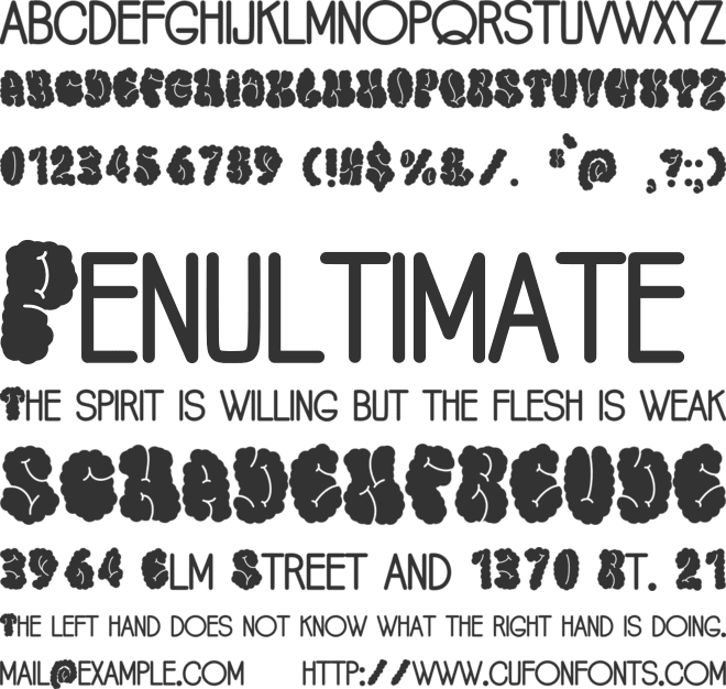 Sweet Mouse font preview