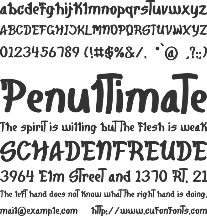 Qillur Triva font preview