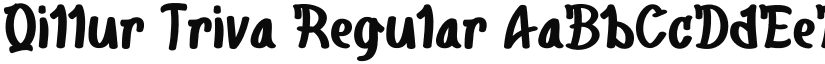 Qillur Triva Regular font