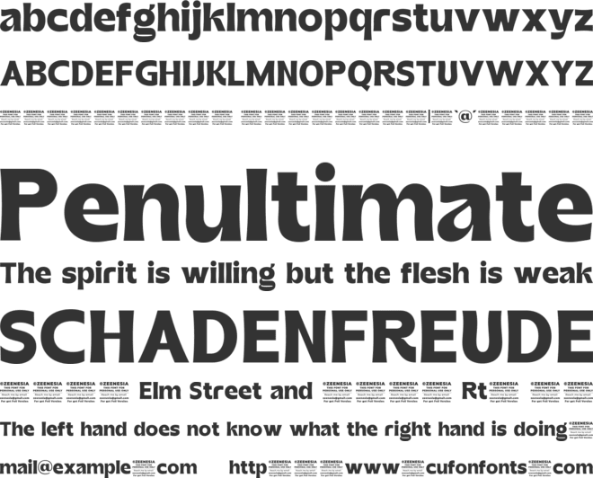 Floriena Personal Use Only font preview