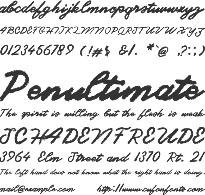 Brissanya font preview