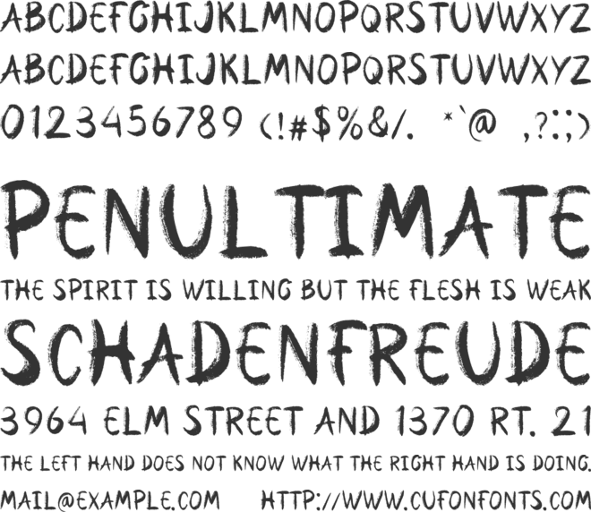 Redaliva font preview