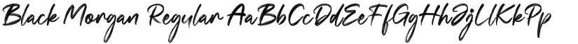 Black Morgan font download