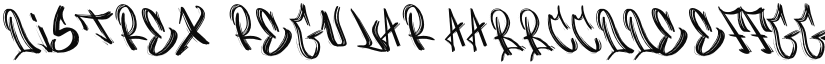 Distrex font download