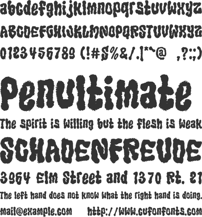 Cheely Moulef font preview