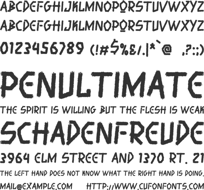 Cyberdume font preview