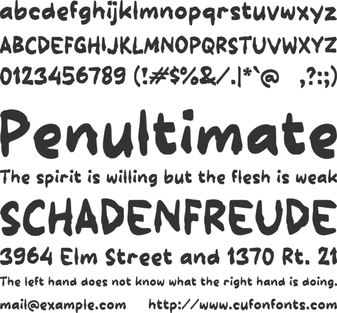 Rabdon font preview