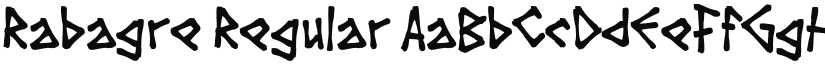 Rabagre font download