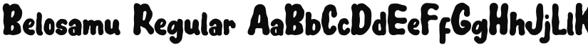 Belosamu font download