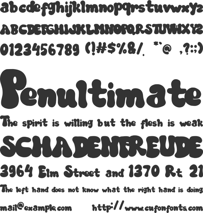 Clashy - Personal Use font preview