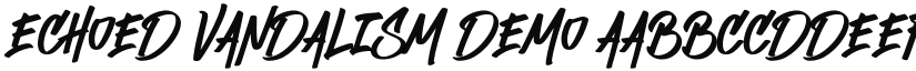 Echoed Vandalism font download