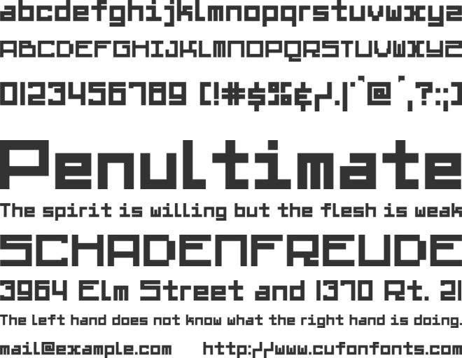 Midnight Letters font preview