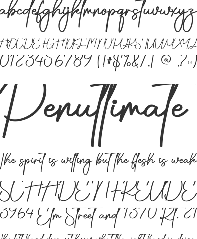 Bestie Kids font preview