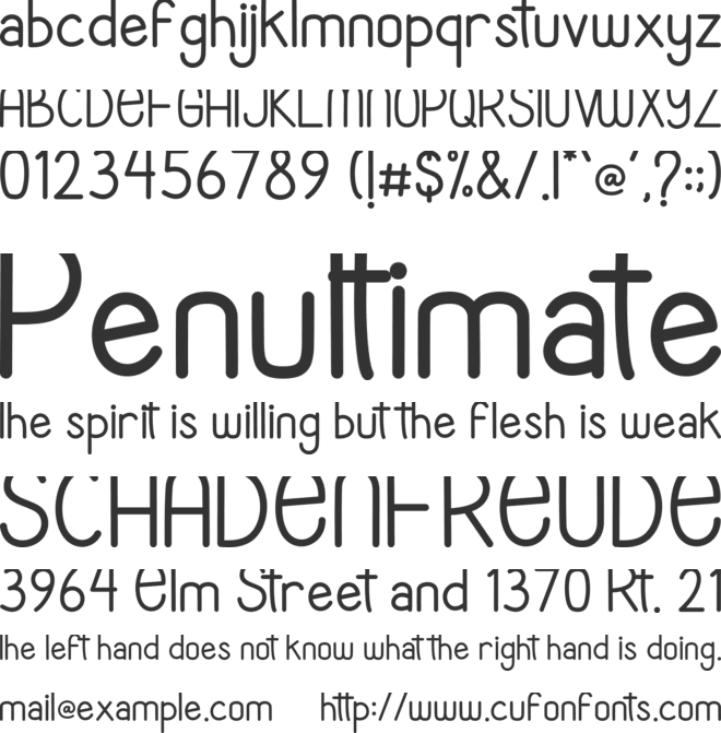 Christmas Trip font preview