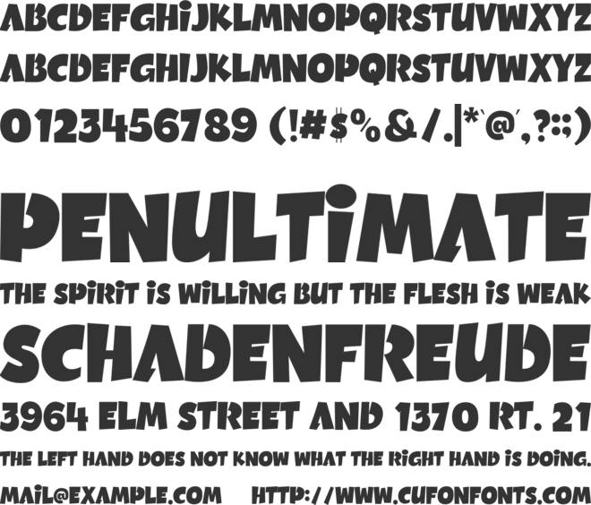 Crispy Snack font preview